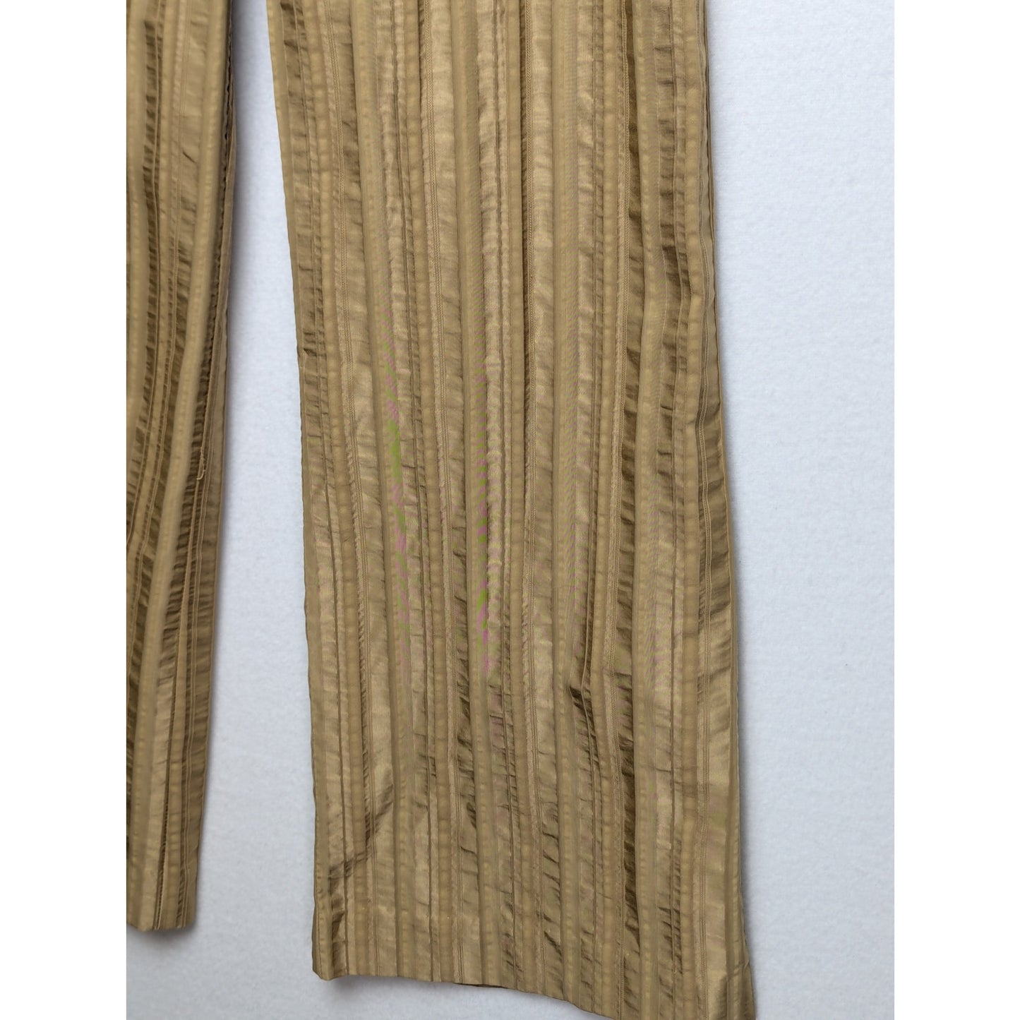 Trina Turk Gold Striped Pants Size 4