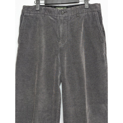 Vintage Eddie Bauer Gray Textured Classic Fit Pants Size 33