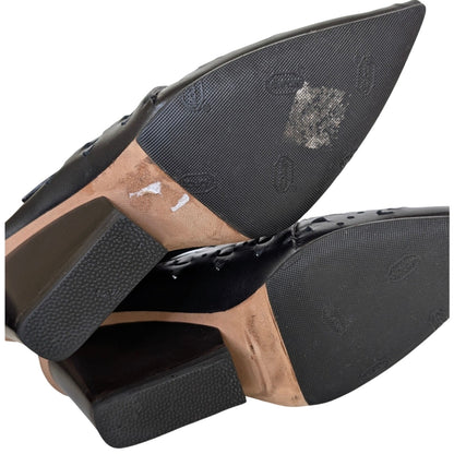 Celine Phoebe Philo Folk Wedge Pump Runway S/S 2016 36.5 Made in Italy