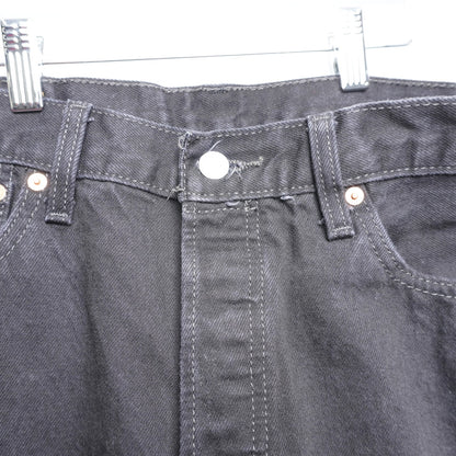 Levi's Black 501 100% Cotton Made in Egypt 34x34