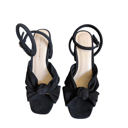 Loeffler Randall Fiamma Ankle Strap Sandal Black 6