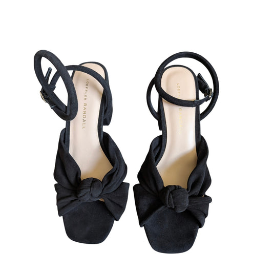 Loeffler Randall Fiamma Ankle Strap Sandal Black 6