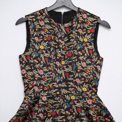 Jill Stuart Collection Fit & Flare Dress Sleeveless Floral Cocktail Party Dress