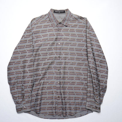 Vintage Jhane Barnes Wavy Print Button Down M