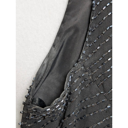 Vintage Jkara New York Beaded Top L