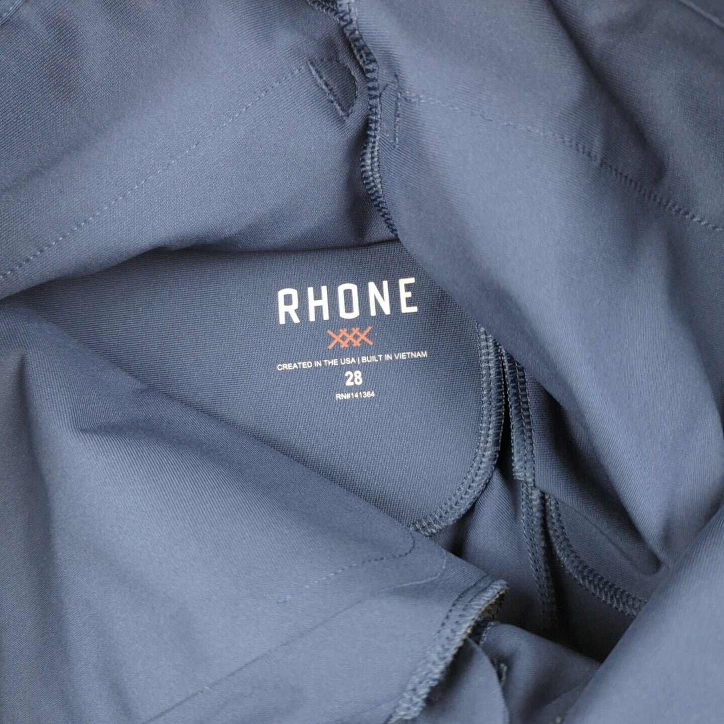 Men's Rhone Blue Commuter Pants Performance Chinos Size 28