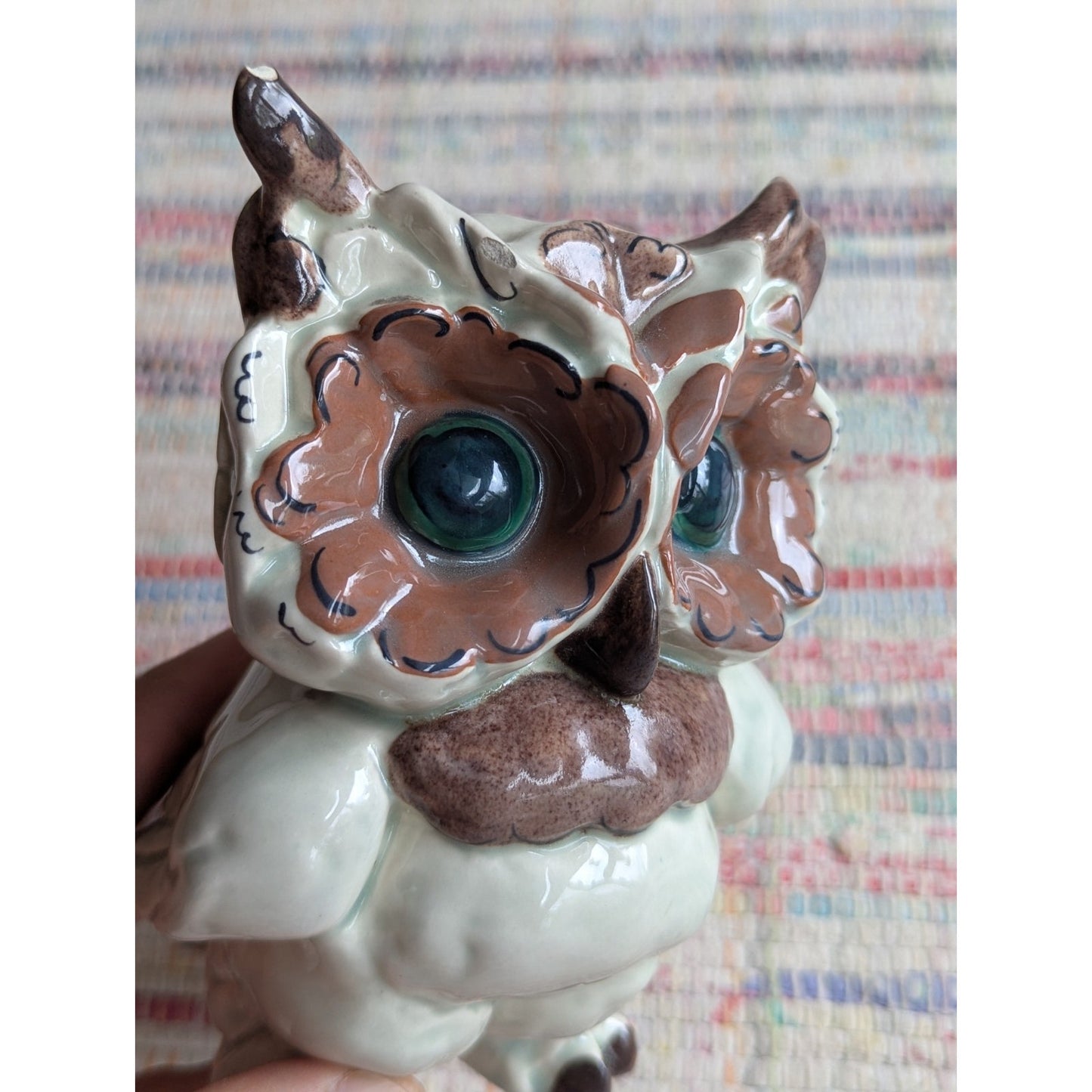 Vintage Kay Finch Hoot & Toot California Pottery Ceramic Owl Figurine Figure