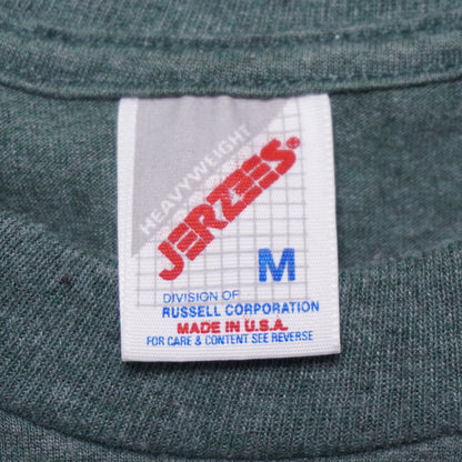 Vintage Green Las Vegas Embroidered T-shirt Blue Size M