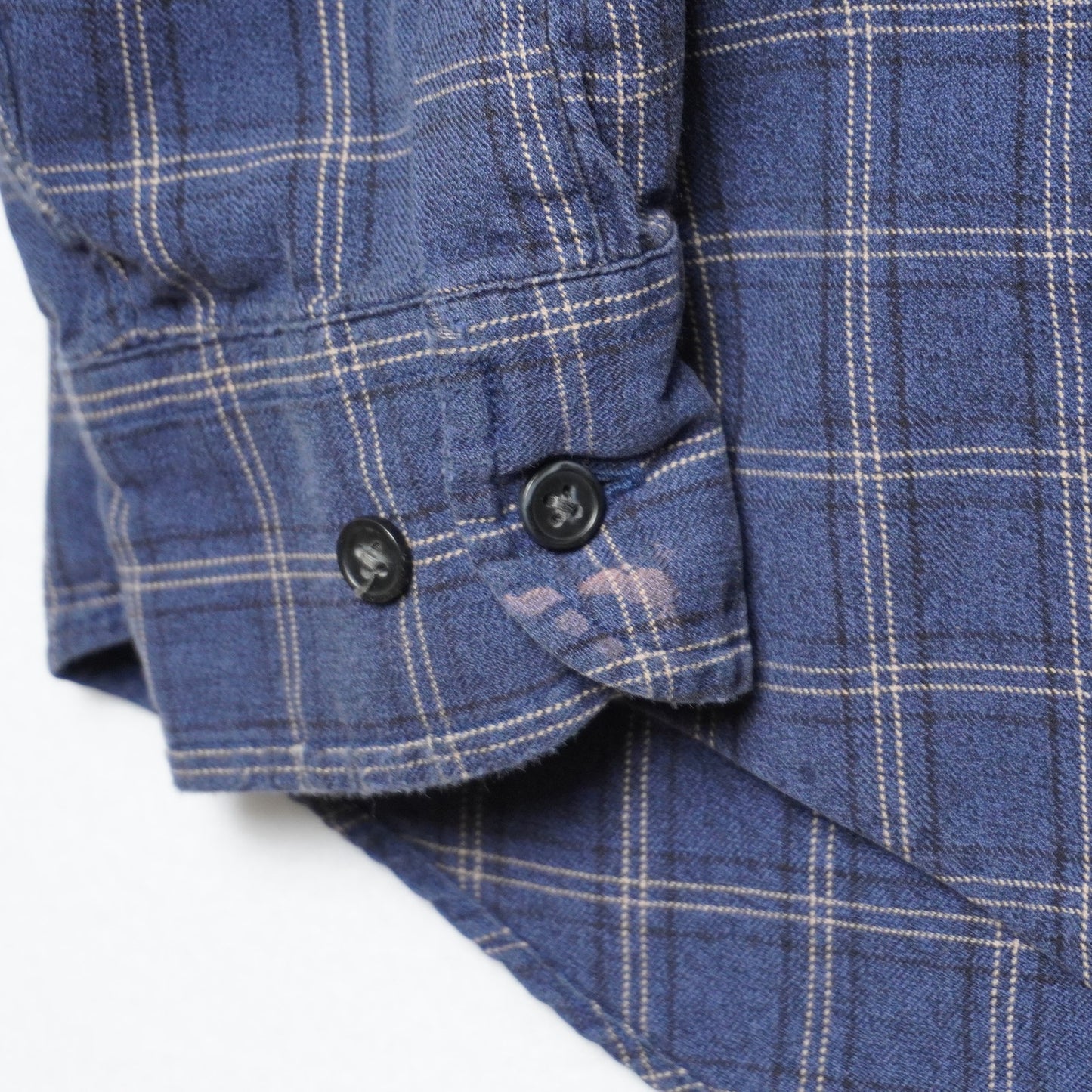 St Johns Bay Plaid Check Flannel Casual Button Down M