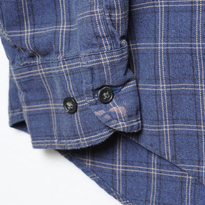 St Johns Bay Plaid Check Flannel Casual Button Down M