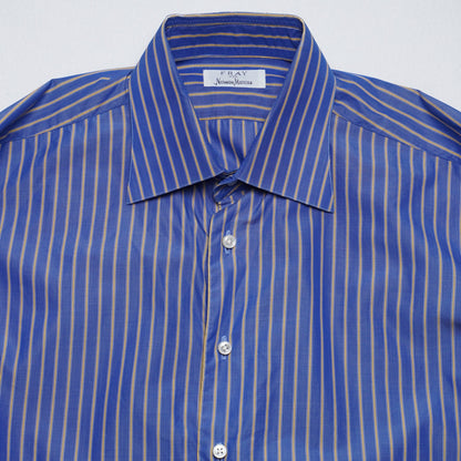 Fray for Neiman Marcus Striped Dress Shirt 15 1/2