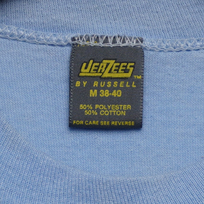 Vintage Jerzees by Russell Severn River Faculty Basketball Team T-shirt Baby Blue Size M