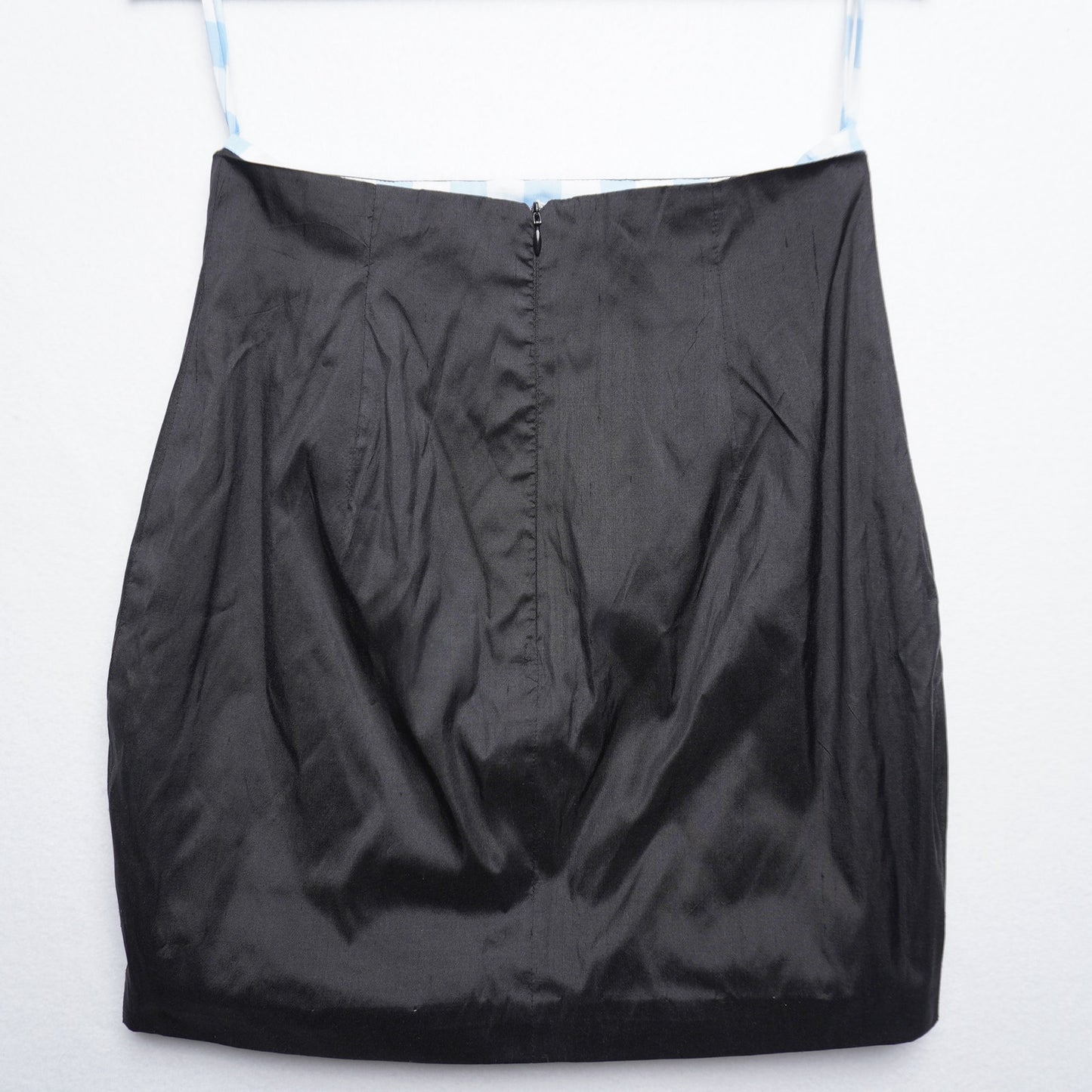 Leal Daccarett Black Mini Silk Skirt 8