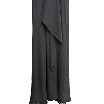 Cache (Vintage?) Strapless Column Gown Black and White Formal 8