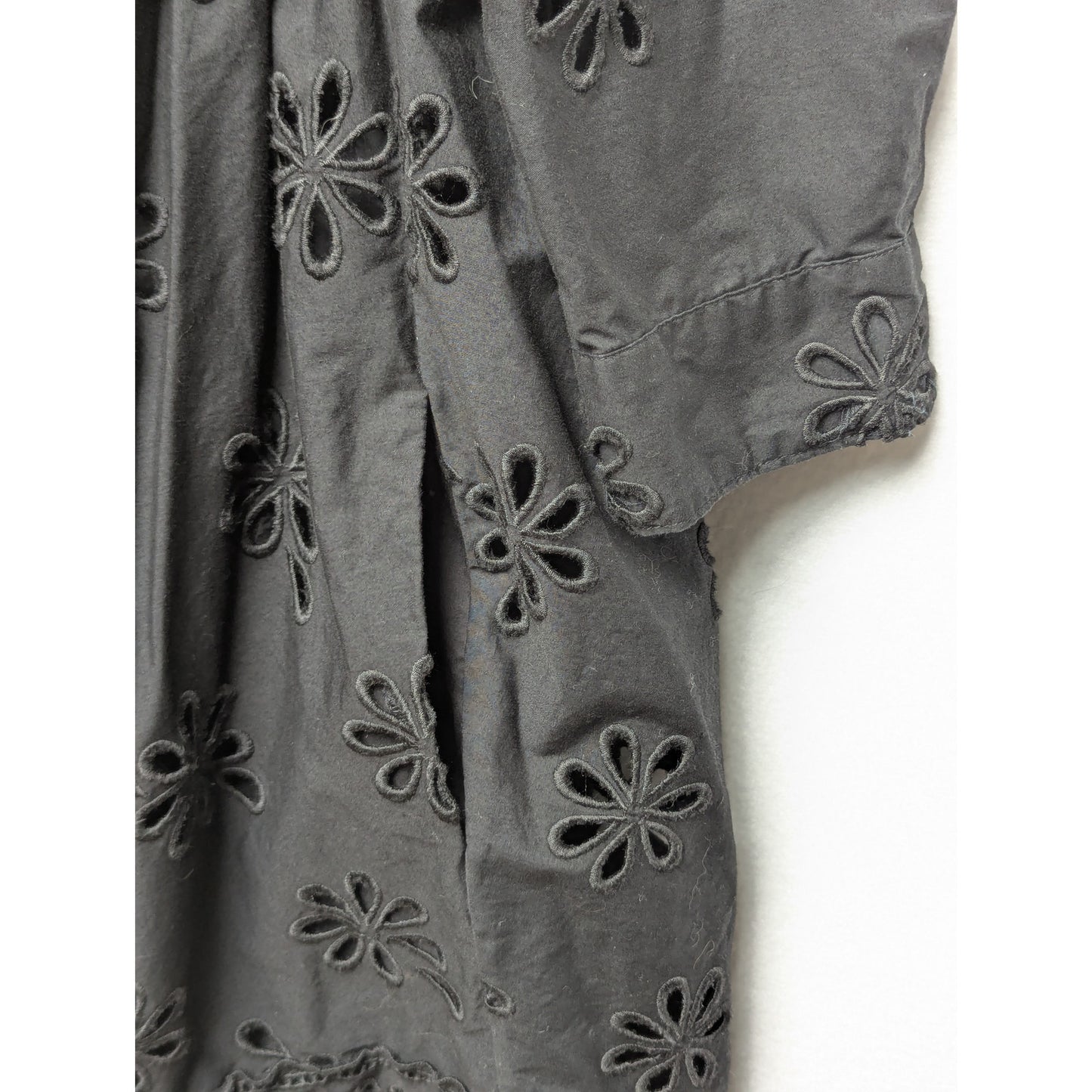 Simone Rocha x HM Black Voluminous Eyelet Dress Size S