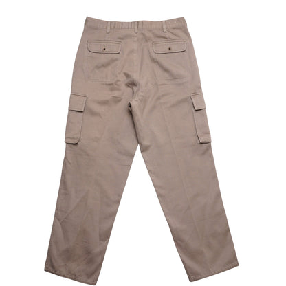 Vintage Eddie Bauer Cargo Utility Pants Men's 35x32 Cotton Utility Workwear