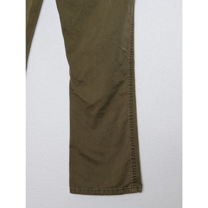 Vintage Gap Green Low Rise Flared Chino Pants Womens 2R