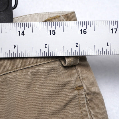 Vintage Banana Republic Khakis Flat Front Relaxed Fit Tapered Size 34