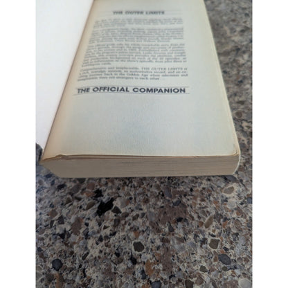 Outer Limits : The Official Companion by Jeffrey Frentzen and David J. Schow...