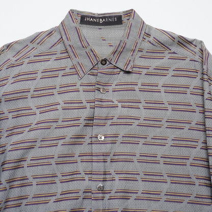 Vintage Jhane Barnes Wavy Print Button Down M
