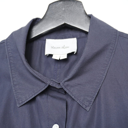 Steven Alan Minimalist Tunic Blouse Oversized Longline Shirt Small