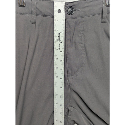 Unionbay UB Tech Gray Classic Fit Comfort Waist Travel Pants Size 34