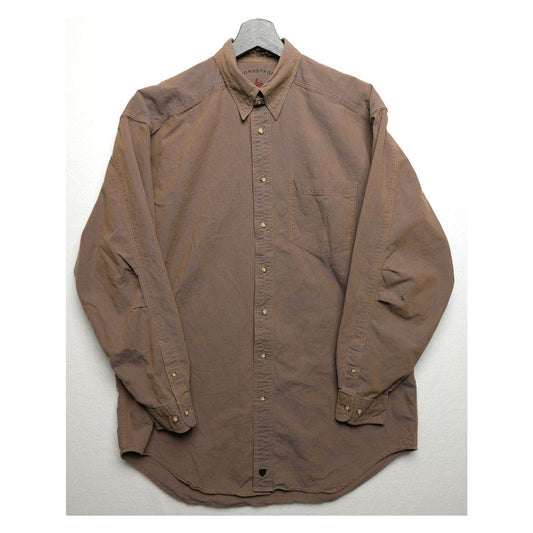 Nordstrom "The Natural Style" Two-Toned Shirt *Brown/Blue* Size 15½ L