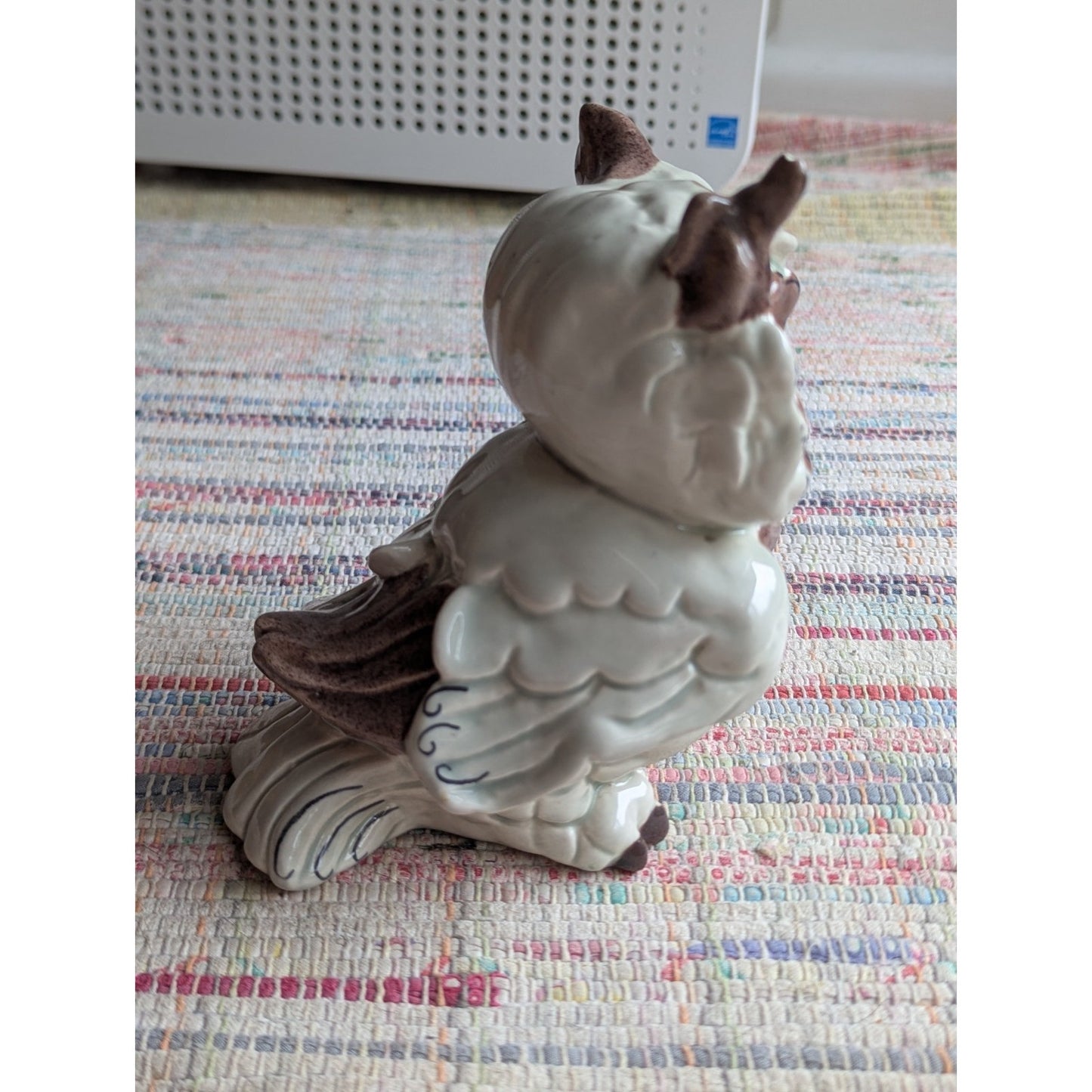 Vintage Kay Finch Hoot & Toot California Pottery Ceramic Owl Figurine Figure