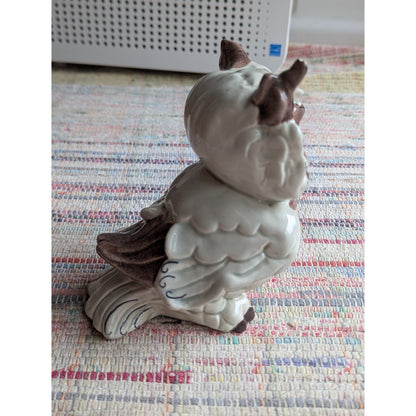 Vintage Kay Finch Hoot & Toot California Pottery Ceramic Owl Figurine Figure