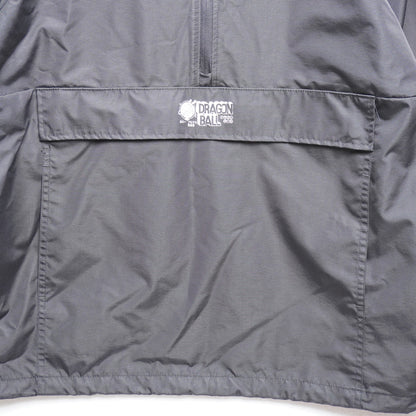 Dragon Ball Windbreaker Jacket | Anime Manga Graphic Anorak Hoodie Black Sz M