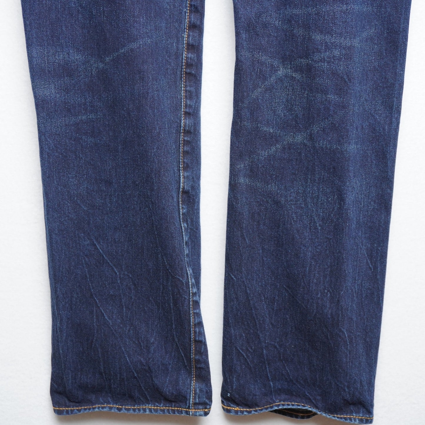 Levi's 501 Button Fly Jeans Men's 32x32 Dark Wash Distressed