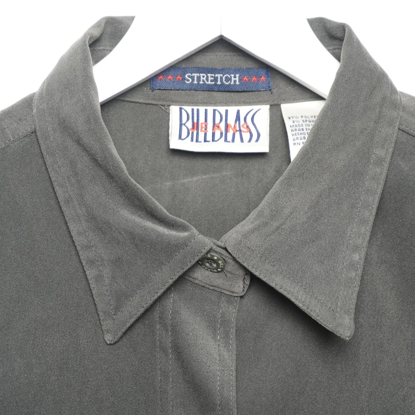 Vintage Bill Blass Jeans Dark Green Shirt Jacket Women's Size L