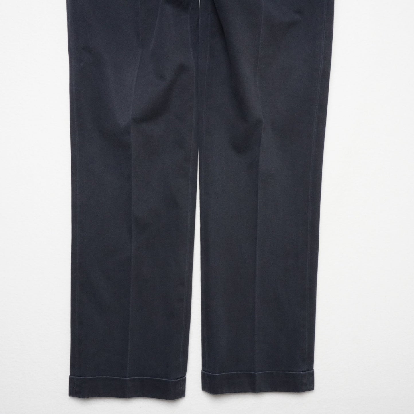 Eddie Bauer Wrinkle Resistant Classic Fit Navy Pleated Chino Pants Men's 32x30