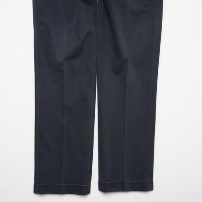 Eddie Bauer Wrinkle Resistant Classic Fit Navy Pleated Chino Pants Men's 32x30