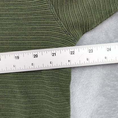 Men's Tommy Bahama Green Silk Blend Collared Casual Pullover Shirt L
