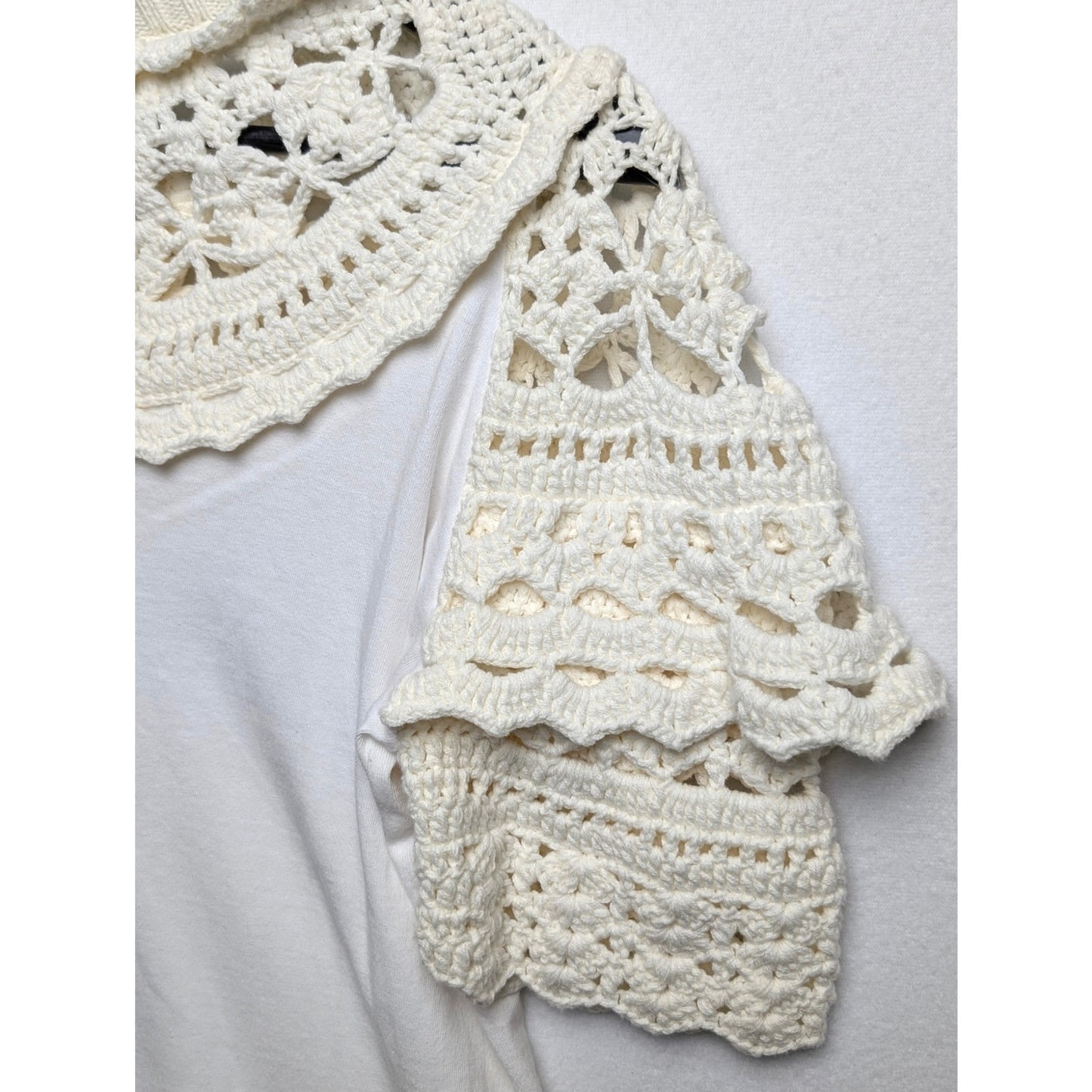 Sea New York White Crew Neck Trim Detail Top S