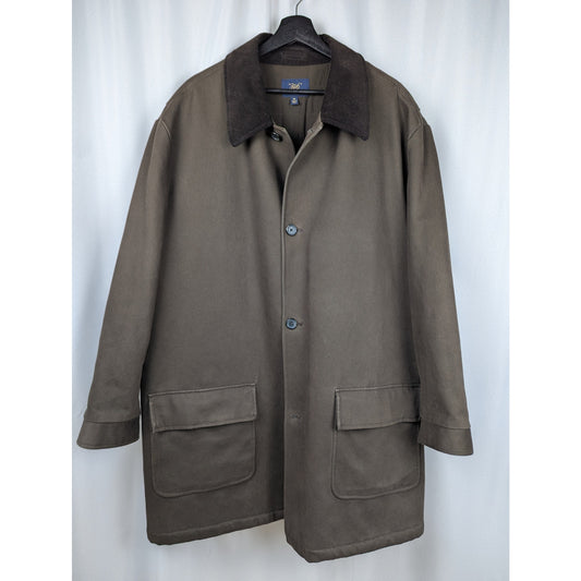 Brooks Brothers 346 Brown Insulated Barn Coat XXL
