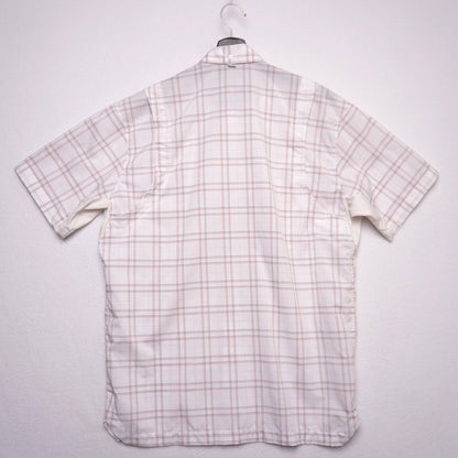 Under Armour Men’s Short Sleeve Button Down Plaid Shirt  M