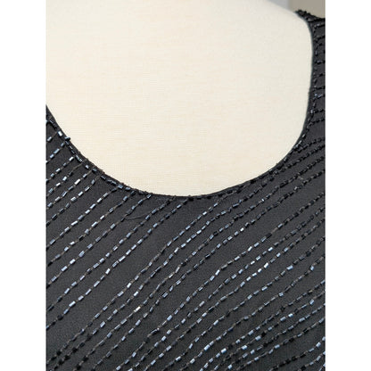 Vintage Jkara New York Beaded Top L