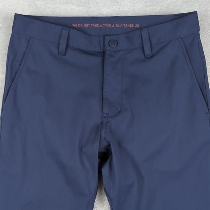 Men's Rhone Blue Commuter Pants Performance Chinos Size 28