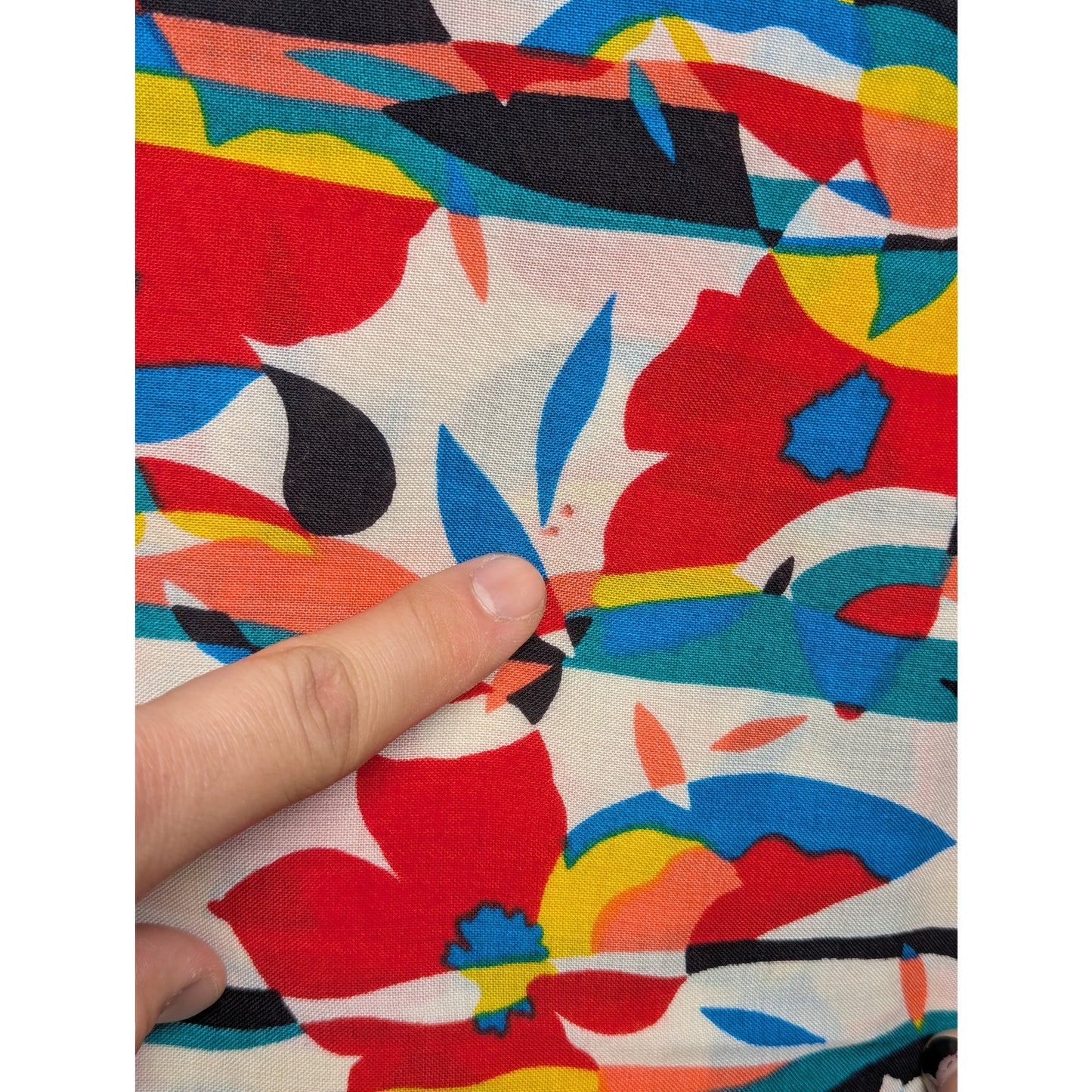 Vintage Liberty London Abstract Floral Print Scarf