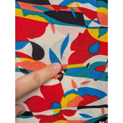 Vintage Liberty London Abstract Floral Print Scarf