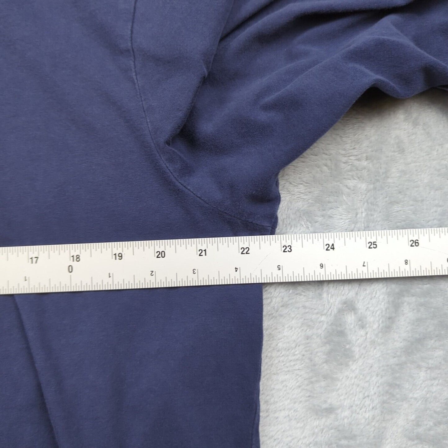 Men's Polo Ralph Lauren Hooded Long Sleeve Shirt Large Blue Lightweight Hoodie