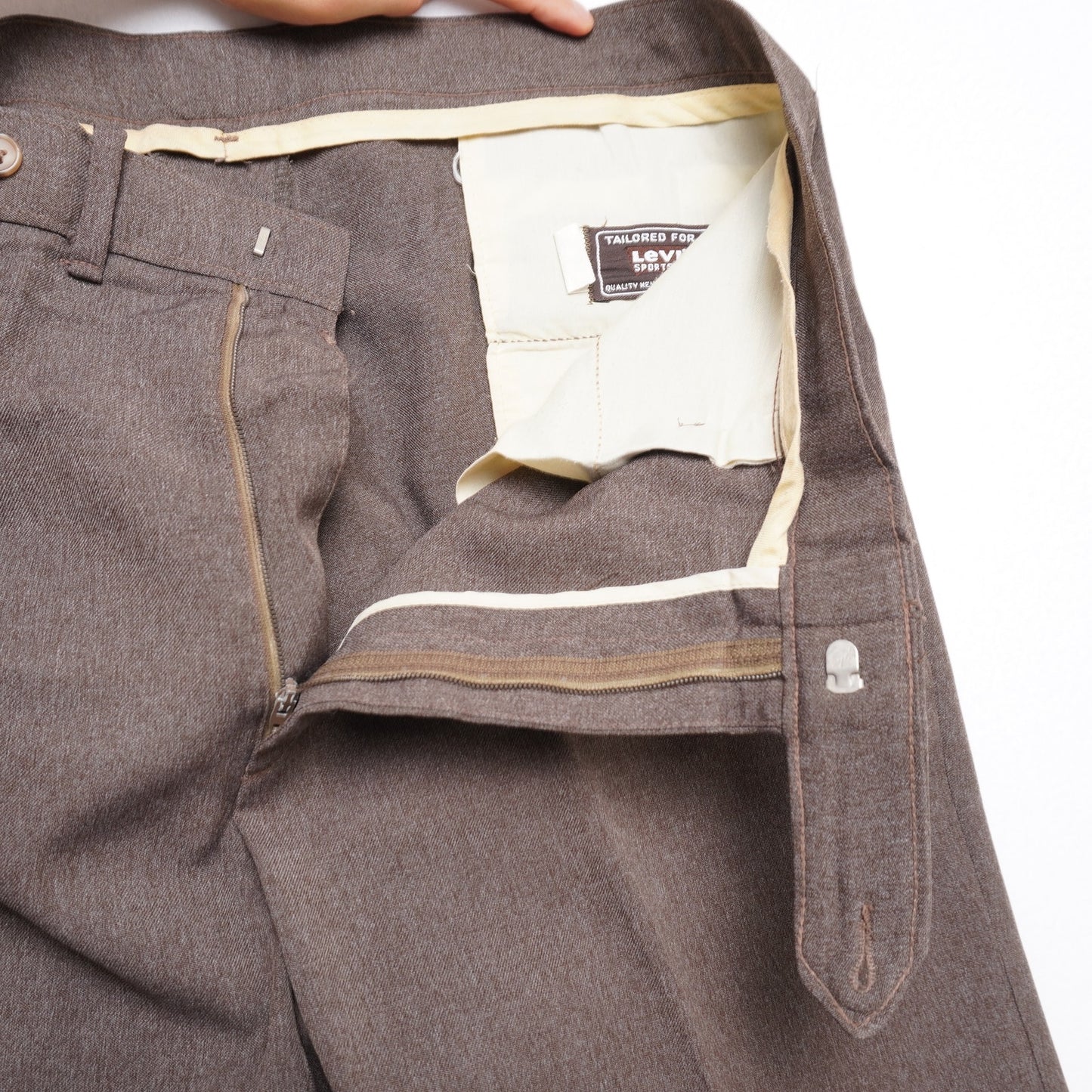 Vintage Levi's Action Slacks Brown Dress Pants 70s 80s Retro Levi's Sportswear